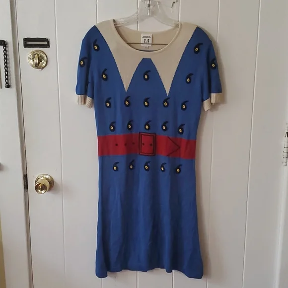 Fashion Brand Company Dresses | Fashion Brand Company Trompe A L'oeil Knit Dress - Size Xl | Color: Blue/Red | Size: Xl | Novenine_'s Closet